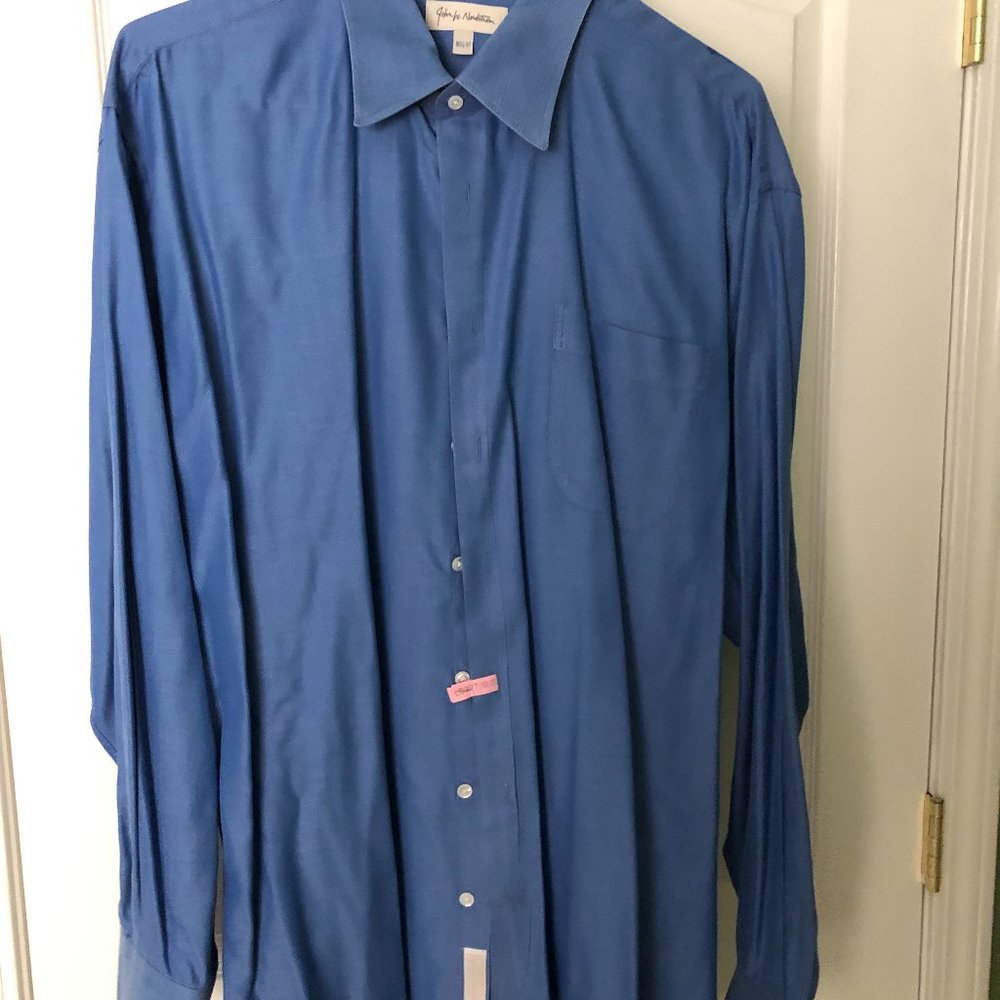 Mens long sleeve dress shirt